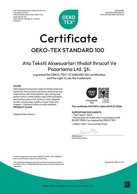OEKO-TEX Standard 100