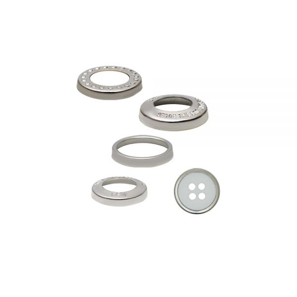 Anelli in Ottone Serie KPB — Anelli in Ottone per Bottoni in Poliestere, dettaglio, Ata Buttons Turchia