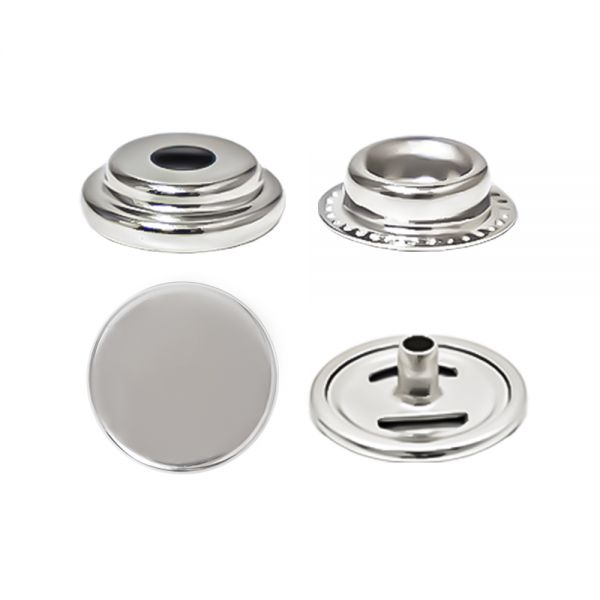 Bottone a Pressione VT2 con Cappuccio in Nylon Colorato — bottoni a pressione all'ingrosso, fabbrica Ata Buttons Turchia