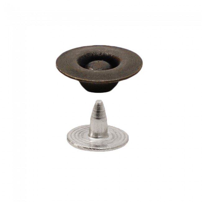 Rivetto a Cupola Inciso — Rivetti, dettaglio, Ata Buttons Turchia