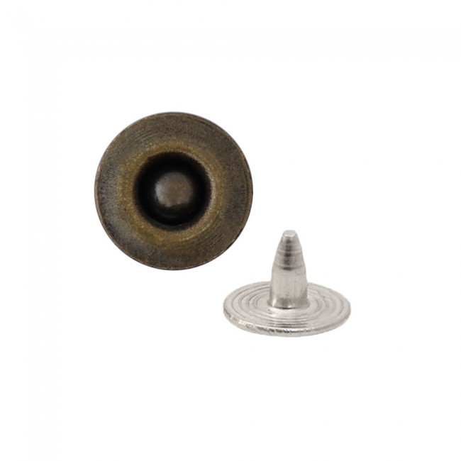 Rivetto a Cupola Inciso — Rivetti, dettaglio, Ata Buttons Turchia