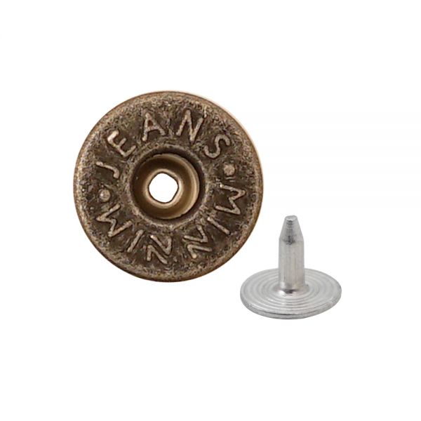 Bottone per Jeans con Cappuccio Cavo — bottoni per jeans all'ingrosso, fabbrica Ata Buttons Turchia