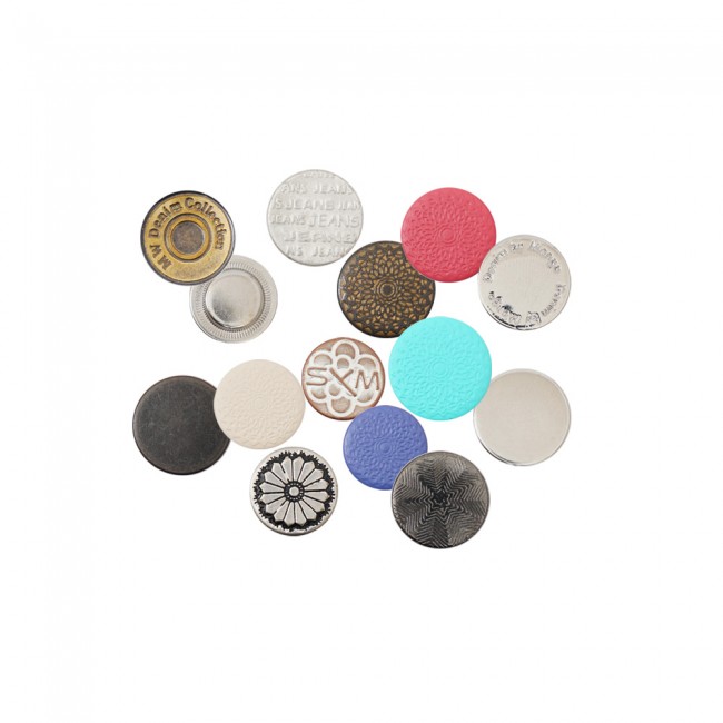 Bottoni per Jeans — Bottoni per Jeans, dettaglio, Ata Buttons Turchia