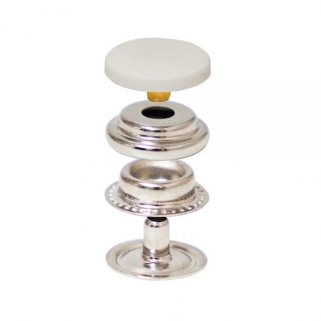 Bottone a Pressione con Cappuccio in Nylon — Bottoni a Pressione, dettaglio, Ata Buttons Turchia