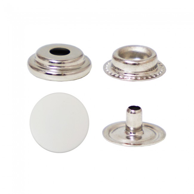 Bottone a Pressione con Cappuccio in Nylon Colorato — bottoni a pressione all'ingrosso, fabbrica Ata Buttons Turchia