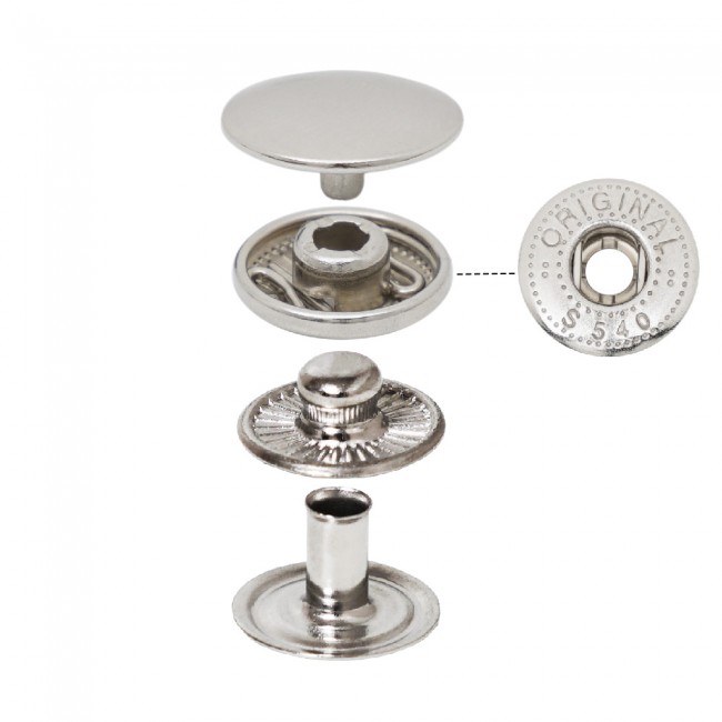 Bottone a Pressione Super S540 — Bottoni a Pressione, dettaglio, Ata Buttons Turchia