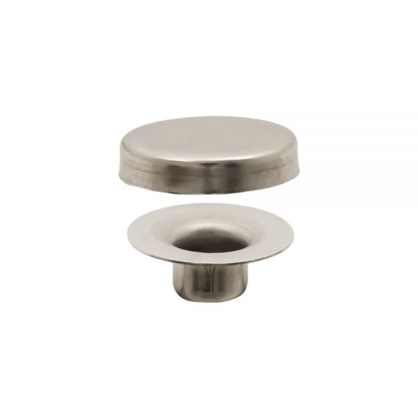 Rivetto Inox con Cappuccio e Perno — rivetti all'ingrosso, fabbrica Ata Buttons Turchia