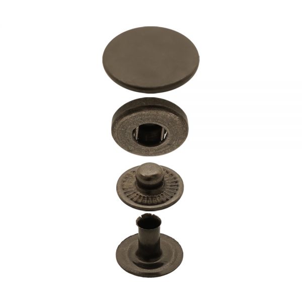 Bottone a Pressione a Molla in Acciaio Inox — Accessori in Acciaio Inox, dettaglio, Ata Buttons Turchia