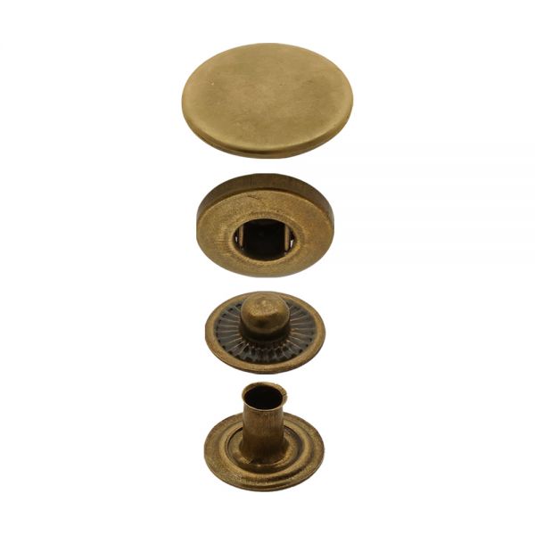 Bottone a Pressione a Molla in Acciaio Inox — Accessori in Acciaio Inox, dettaglio, Ata Buttons Turchia